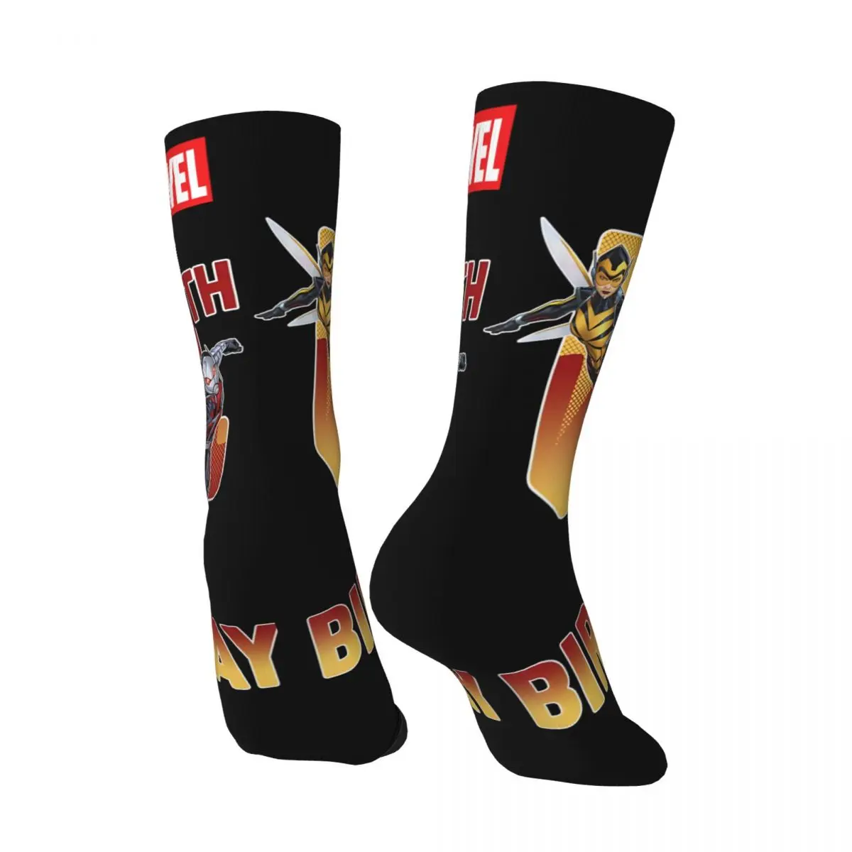 Hip Hop Retro Marvel Limited Edition Crazy Men's compression Socks Unisex Ant-Man Harajuku Pattern Printed Funny Novelty Happy