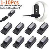 Adaptador de cargador USB tipo C para pulsera Xiaomi Mi Band 8 Pro para Redmi Smart Band 2 Watch 4 3 conector de cargador magnético