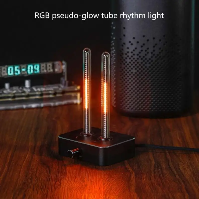 

K32C Retro Glow Tube IN9 Electronic Tube Music Spectrometer 256 Grayscales Adjustment Desktop Decors Gift Pickup Rhythm Light