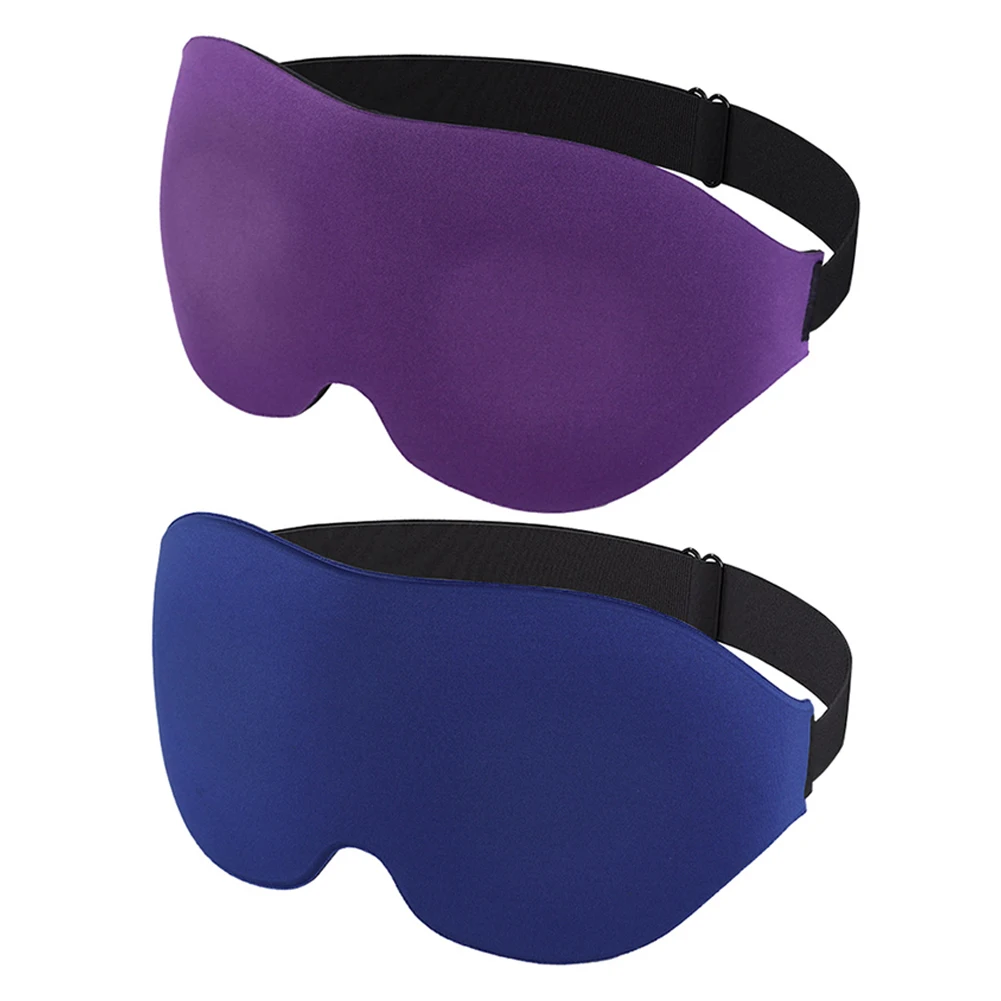 3D Blindfold Light Blocking Night For Side Sleeper Memory Foam Low Resilience Eye Cover Soft Women Men Relaxing Breathable