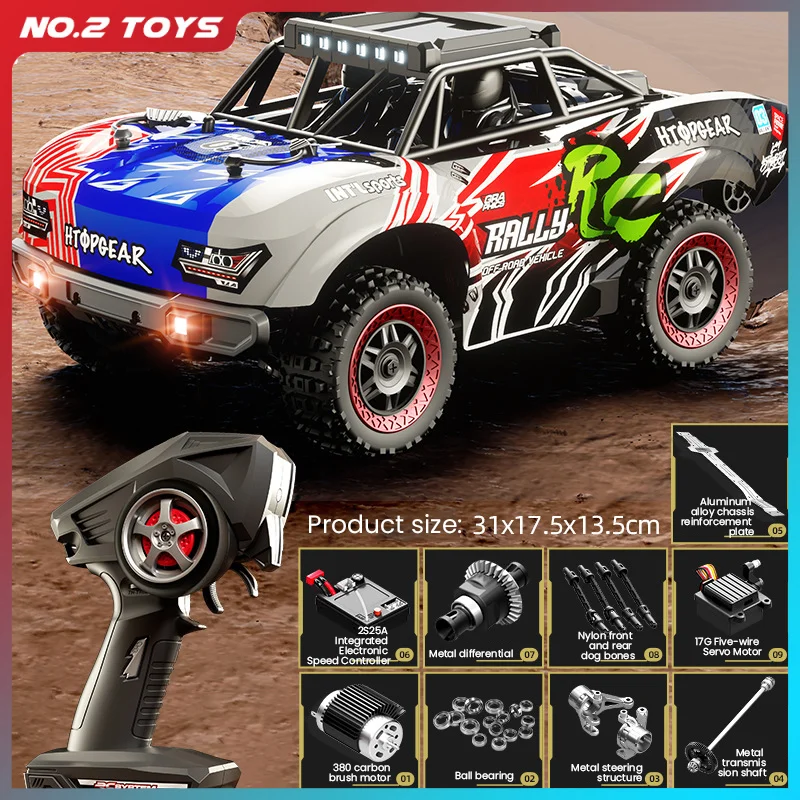 

1/18 RC Off Road Cars 2.4G Full Scale Remote Control Car Children Toy 4WD RC Drift Car Radio Controlled Pickup Truck Vehicle Toy