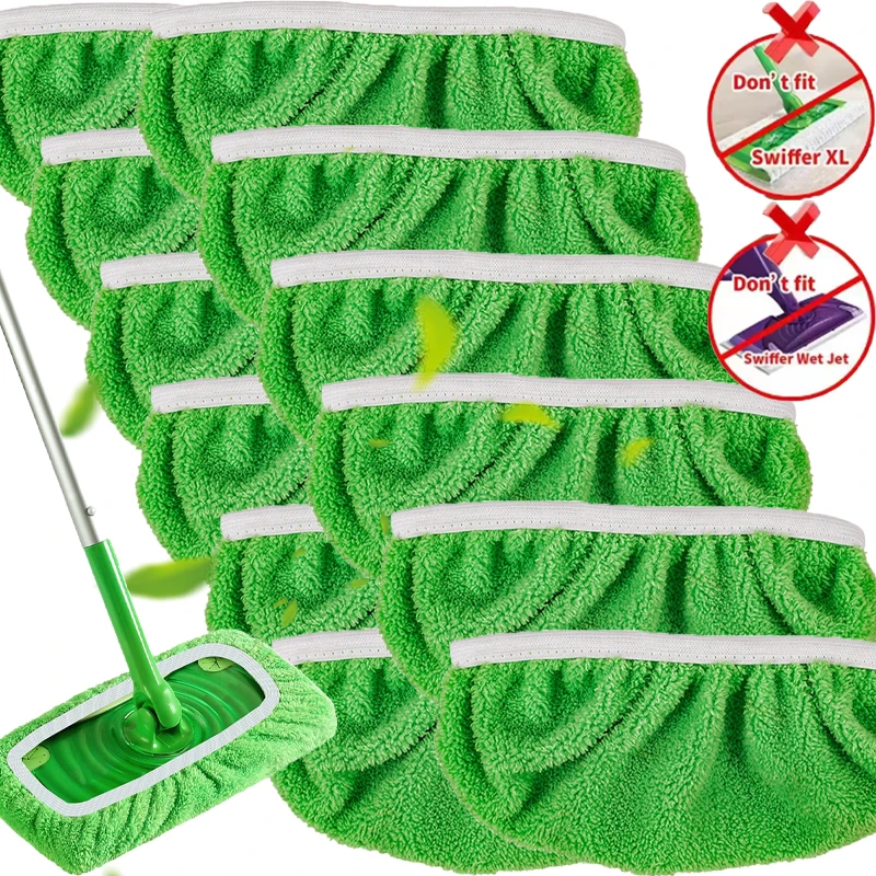 

1/12 шт. впитывающие тряпки для швабры, многоразовые подушечки для швабры из микрофибры, моющаяся сменная ткань для швабры, бытовые принадлежности для чистки пола, полотенца