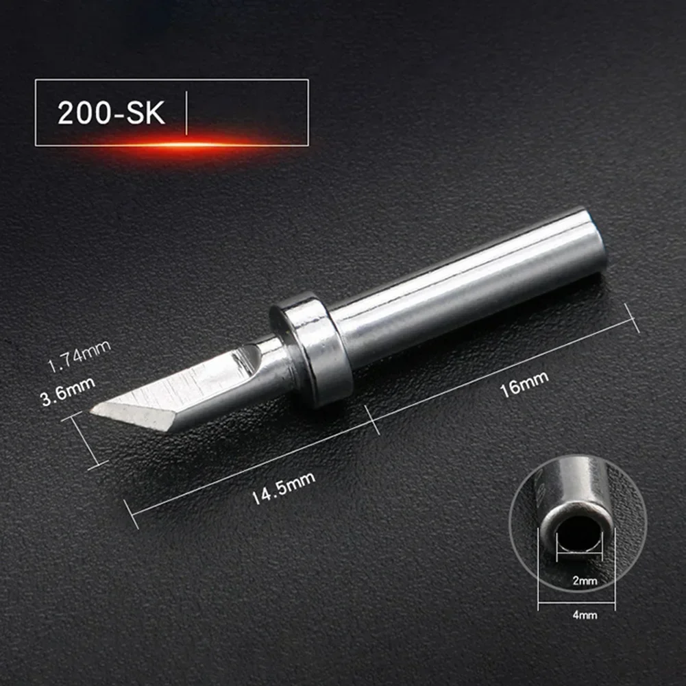 BY200 High-Frequency Electric Soldering Iron Tip Sting For 203/204 Hakkko Atten Soldering Station Welding Tools Iron Tip