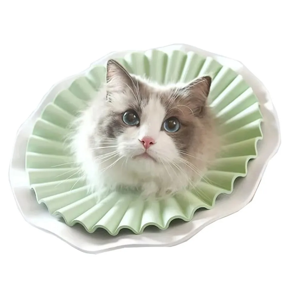 

Double Layer Cat Elizabeth Collars with Buckle Easy to Wear EVA Neck Protective Circle Adjustable Protective
