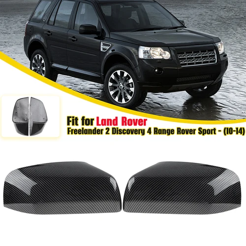 Imagen 2 del producto Para Land Range Rover Discovery 4 Sport Freelander 2 LR2 LR4 2010-2014 cubierta de espejo retrovisor tapa de espejo lateral accesorios de coche