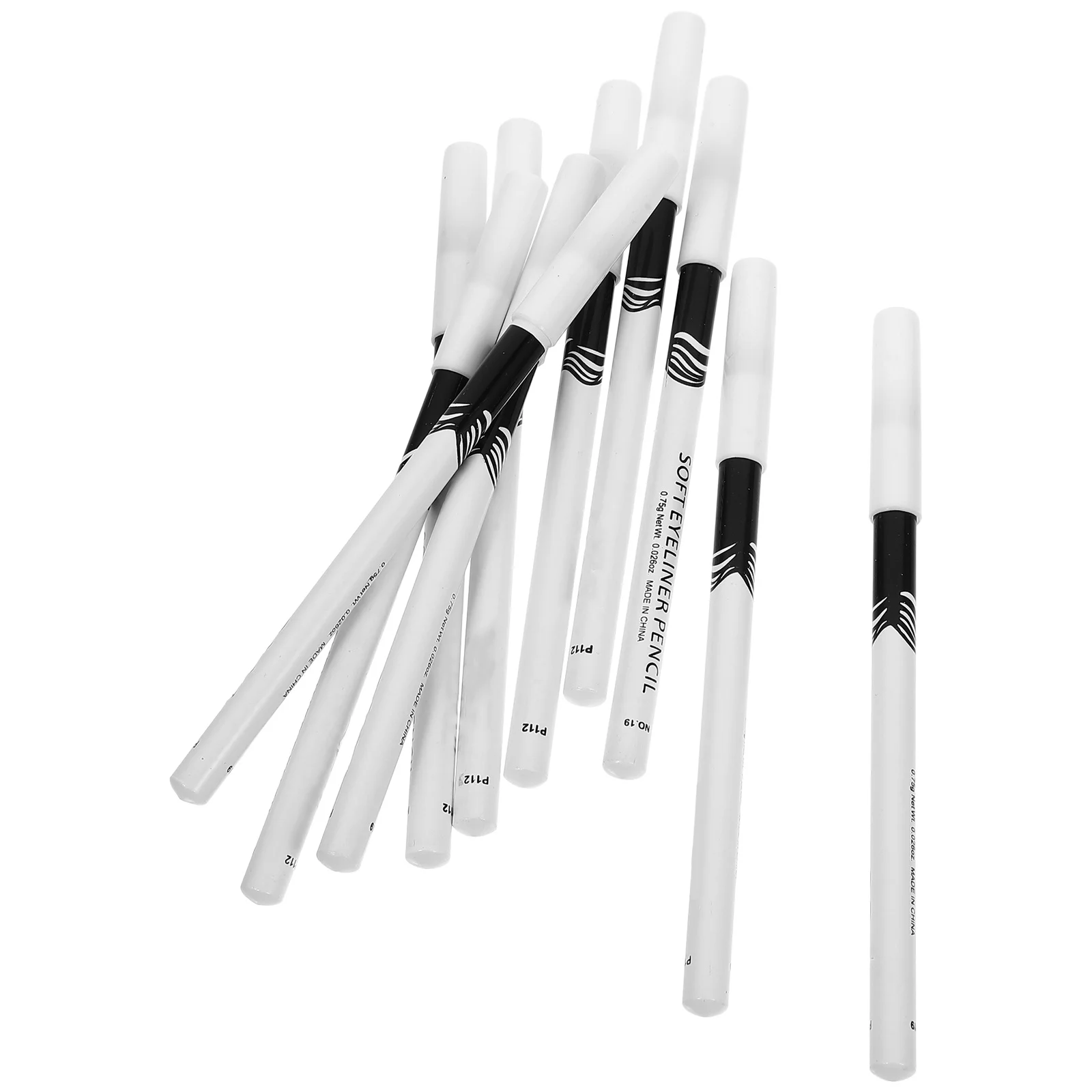 

10Pcs Eyeliner Pencil Highlight Soft Touch Long-Lasting Eye Makeup Eyeliner Pens Set Woman Eye Line Drawing Pencils