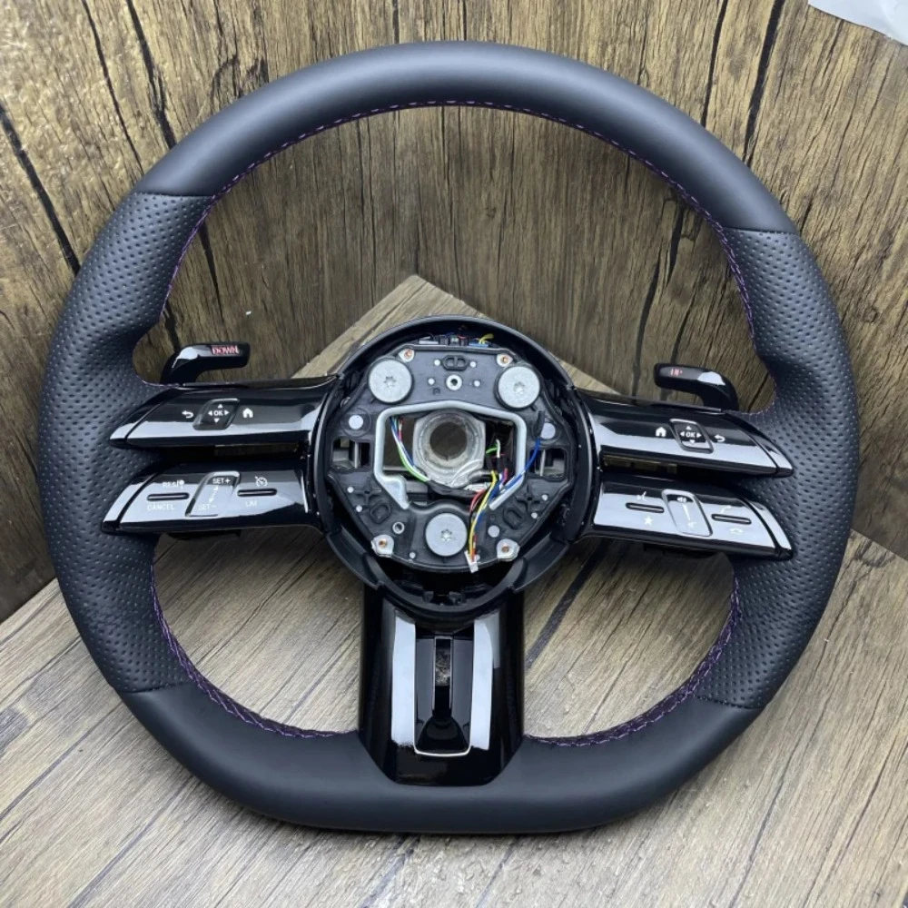 High Strength Carbon Fiber Steering Wheel with LED Display for Car Interior Tuning