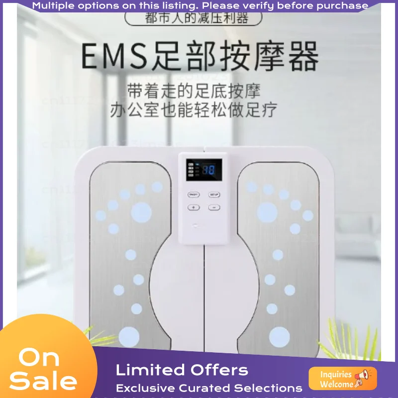 D238 Portable Meridian Activation Device Folding Foot Massager USB Rechargeable Acupoint Stimulator Adjustable Foot Massage Unit