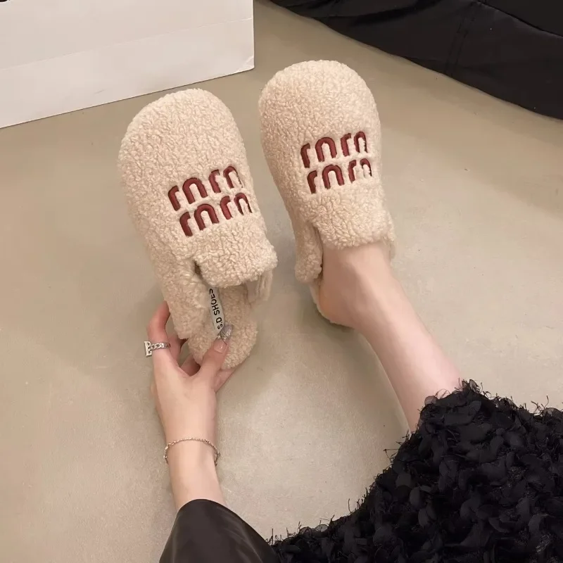 

Women's Home Slippers Women's 2024 New Thick Bottom Casual Simple Style Slides Shoes for Women Kawaii Shoes Zapatillas De Mujer