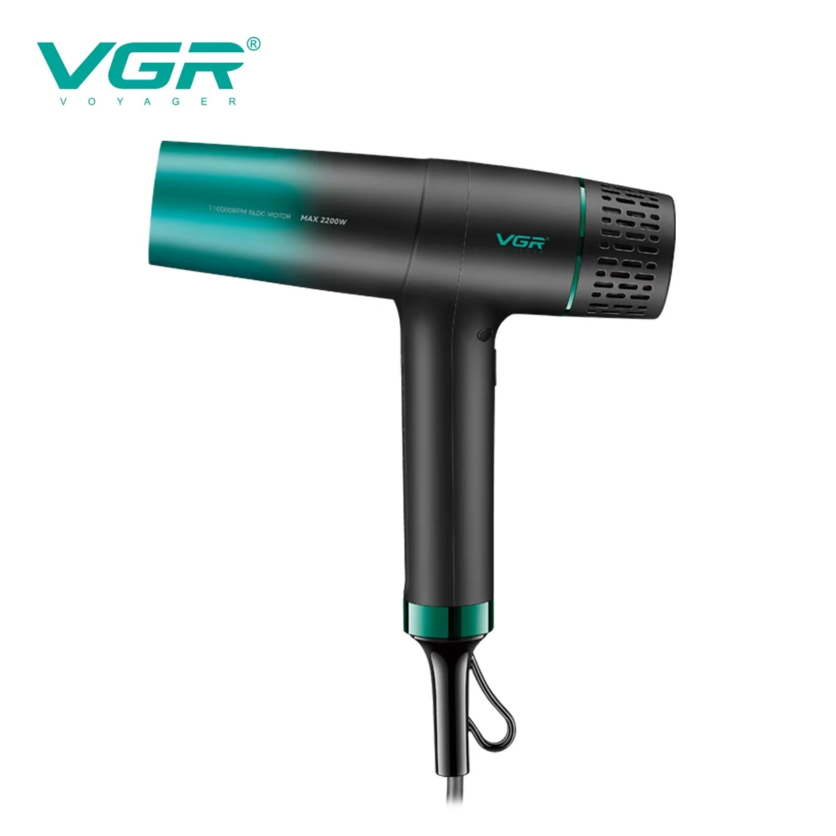 VGR Haardroger Krachtig Blaasfunctie Instelbare warme en koude lucht Haardroger BLDC-motor 110.000 tpm Haarverzorgingsapparaat V-442