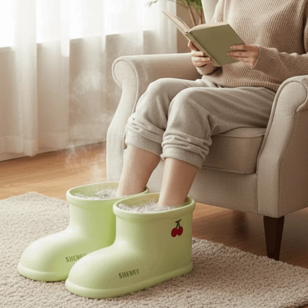 

Водосберегающий ведёрко для ног с постоянной температурой, термостойкий, с массажем, изолированный, нескользящий, портативный