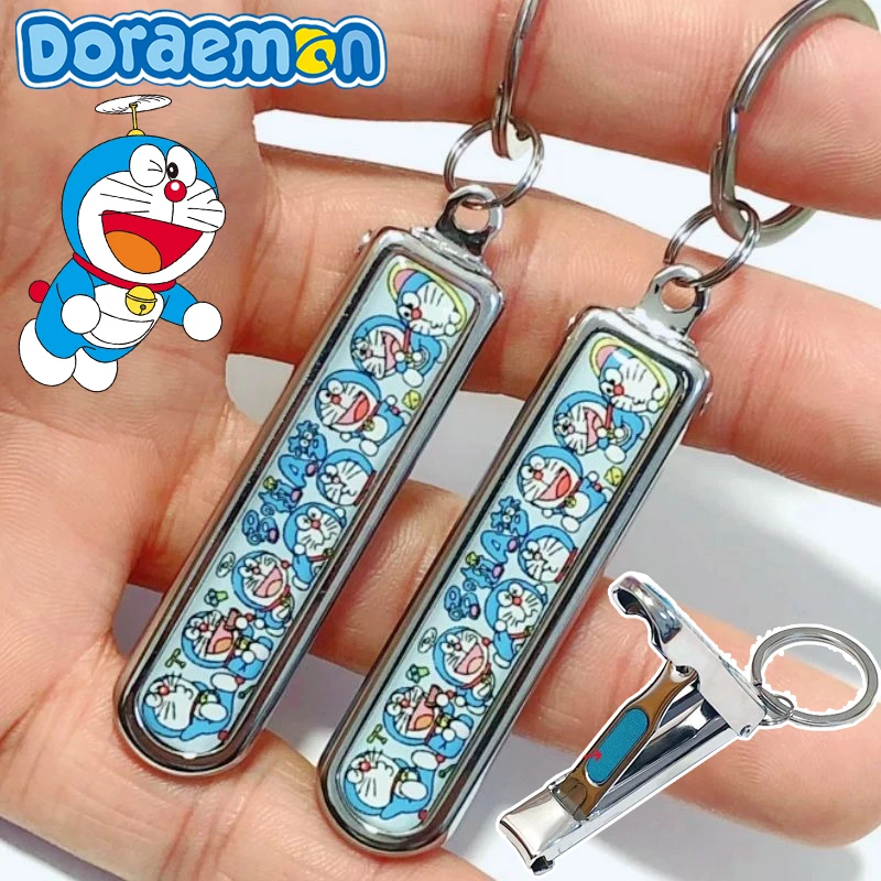 Cartoon Doraemon Nail Clipper for Women Man Home Accessories Kawaii Nail Scissors Portable Manicure Tools Cute Girls Pendant