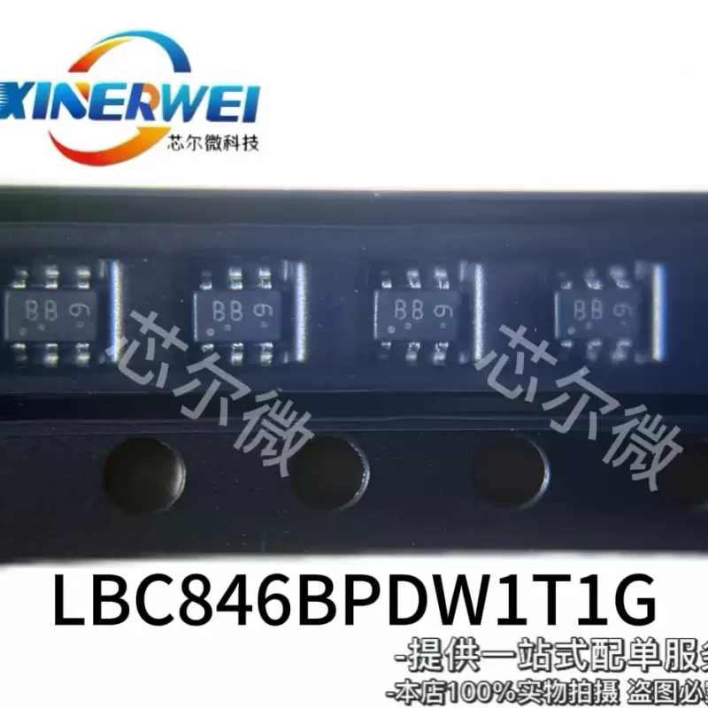 10-100pcs of brand new original LBC846BPDW1T11G SOT363 silk screened BB chip BC846BPDW1T11G