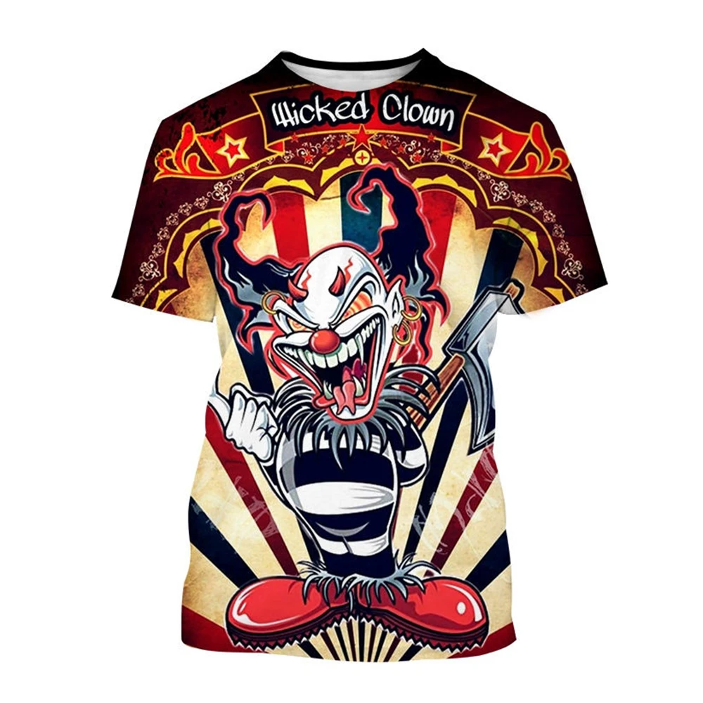 Newest Men\'s Fashion Insane Clown Posse Icp Joker Cards 3D Printed T Shirt Casual Rock Hip Hop Short Sleeve Tee Shirt Tops