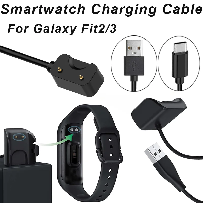 Geeignet für Samsung Galaxy Watch Fit 3, SM-R390, USB-Smartwatch-Ladegerät, Schnellladegerät, Ersatz-Ladegerät
