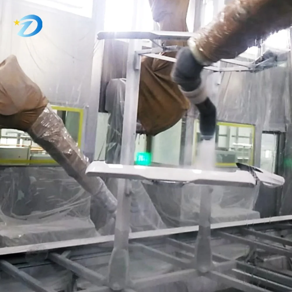 Automatic Powder Coating Production Equipment Line for Automobile Hub Cover Surface Treatment Metal Coating Machinery