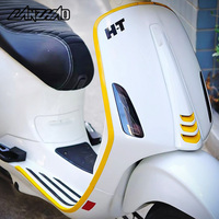 ABS Motorcycle Body Edge Side Bar Front Step Board Decorator Yellow Modification Set for Vespa Sprint 125 150