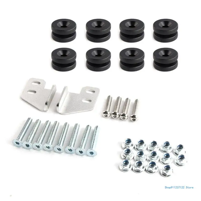 Motorcycle Trunk Pannier Screw Bolts Lock Support Bars Side Luggage Case Fasteners Rear Luggage Case Mounting Fasteners