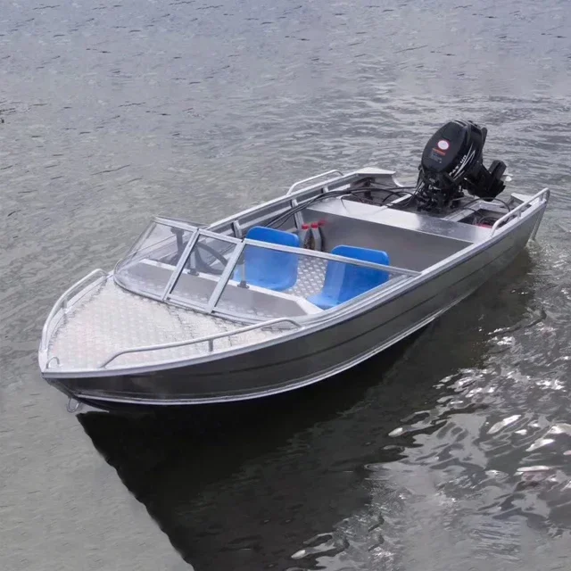 Aluminum speedboat, yacht, 4-seater, 6-seater, 8-seater luxury aluminum fishing boat, motorboat