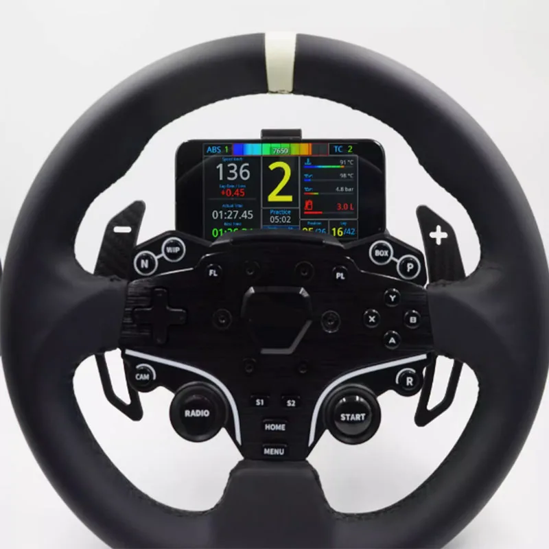 Support de téléphone universel réglable pour tableau de bord de course, Compatible avec la Base MOZA R5 R3 R9 R12 SIMAGIC FANATEC