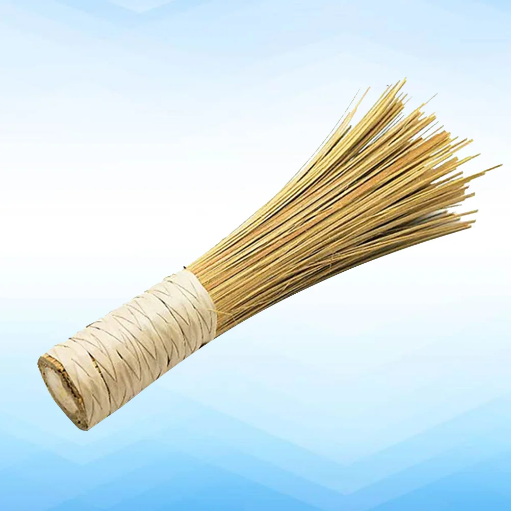 

Bamboo Wok Cleaning Whisk Brush Household Kitchen Clean Tools with Comfortable Handle for Kitchen cleaning brush