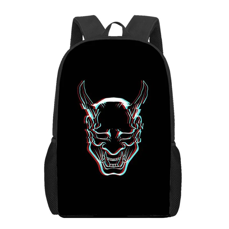 Hell Satan Devil Print Backpack Boys Girls School Bag Teenager Daily Casual Bagpack Woman Men Travel Storage Shoulder Backpacks