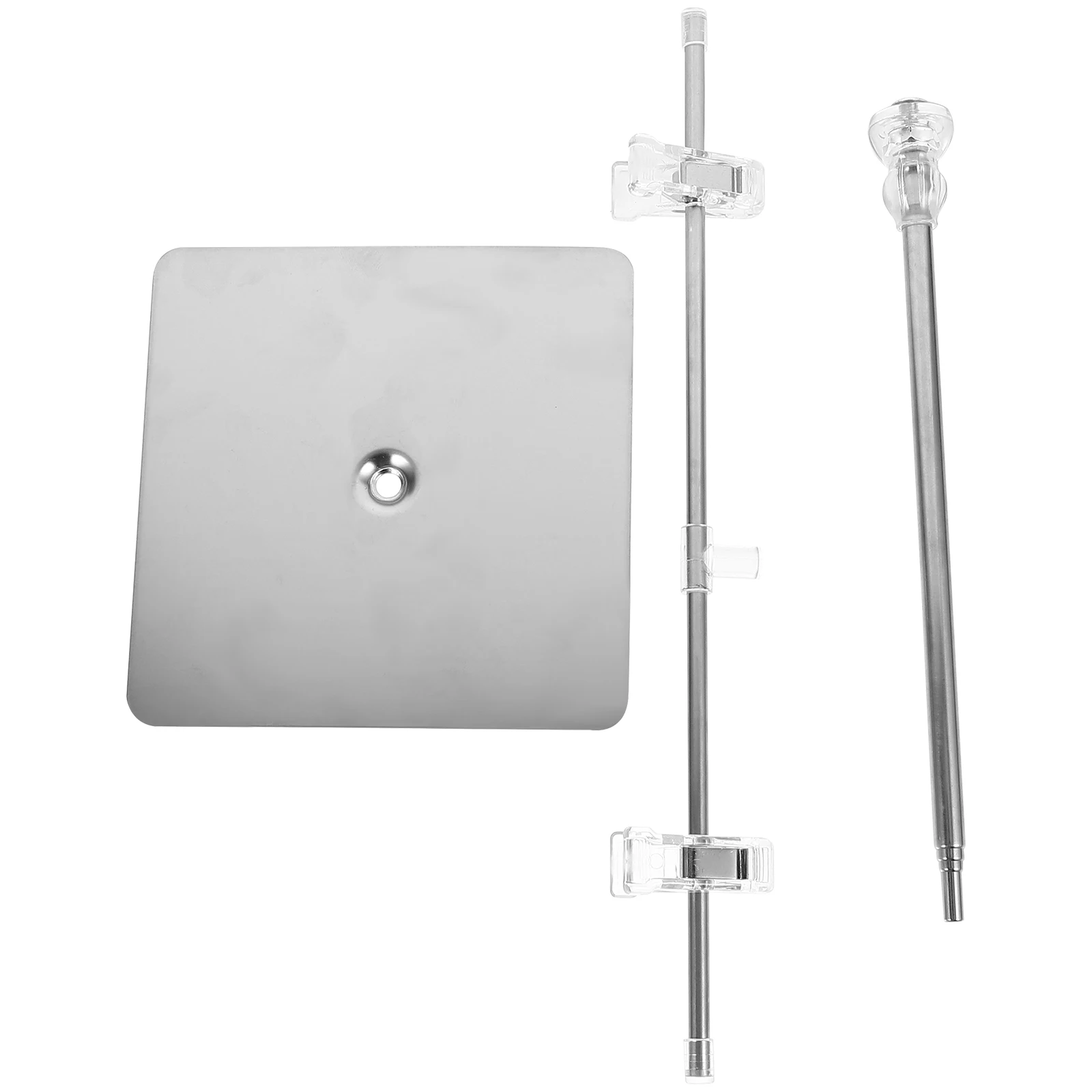 

T Shaped Banner Stand Poster Display Holder Adjustable for Desktop Tabletop Store Banner Stands Clip Indoor Outdoor Metal