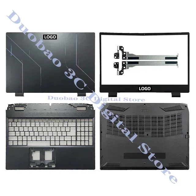 

New For Acer Nitro 5 AN515-46 AN515-58 AN515-58G 51R3 52SM 50J2 N22C1 LCD Back Cover Front Bezel Palmrest Bottom Case Hingecover