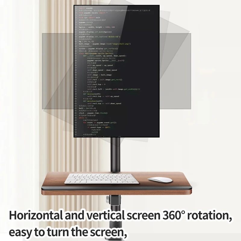 Desktop Stand Full Motion 360 Degree Steel Monitor Holder 14