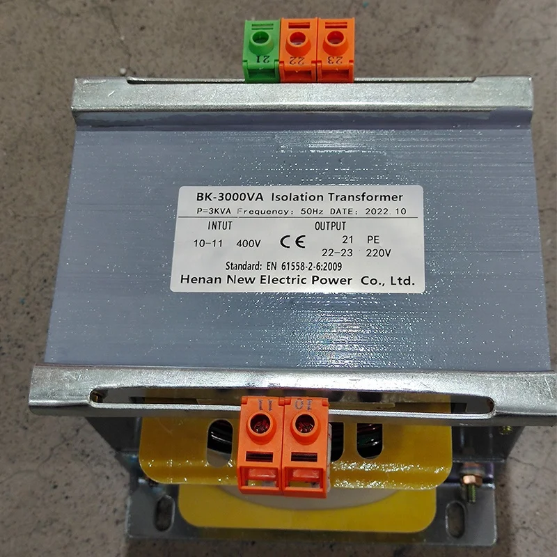 50VA 200va 500va 1000VA 3000va Machine Control Transformer 240v 220 to 12v 24V 36v Single Phase Isolation Transformer