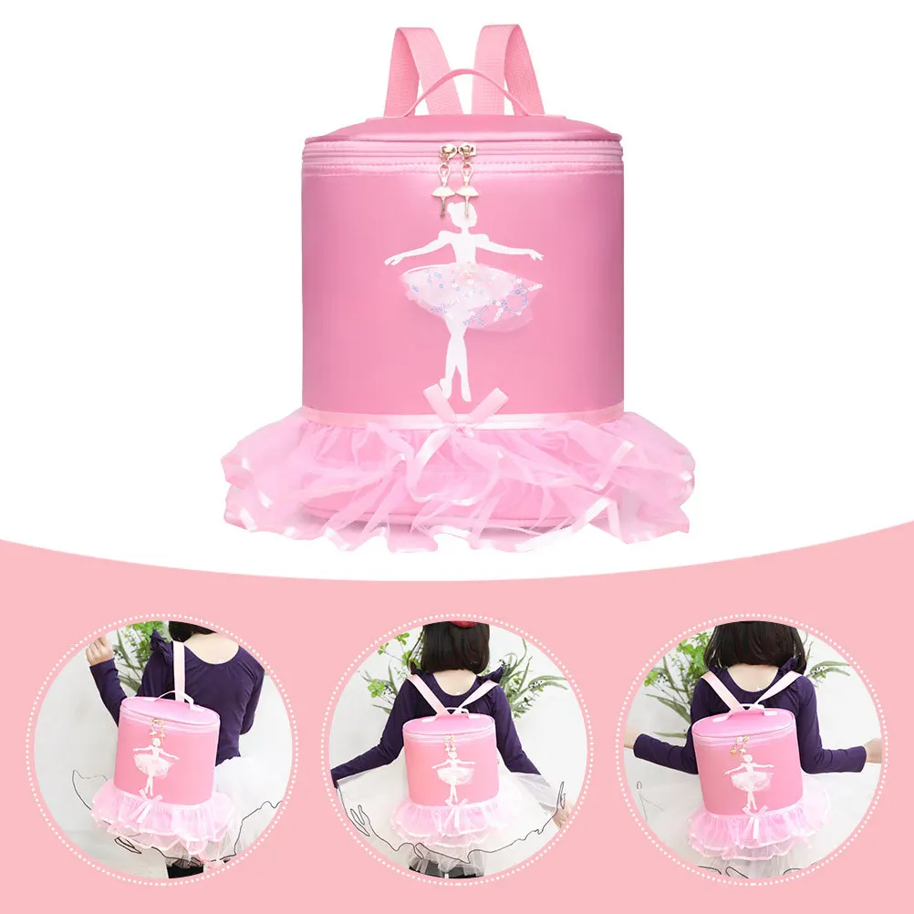 Dance Storage Dance School Girl Travel Adjustable Buckle Roomy Backpack Shoulder Kids School Bag Bag