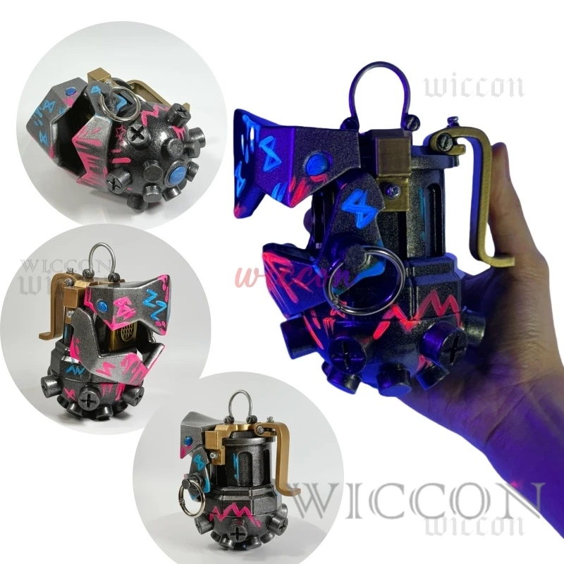 Game LOL Arcane Jinx Cosplay Props Shark Prop Halloween Carnival Party Roleplay Arcane Vi/Jinx Accessory