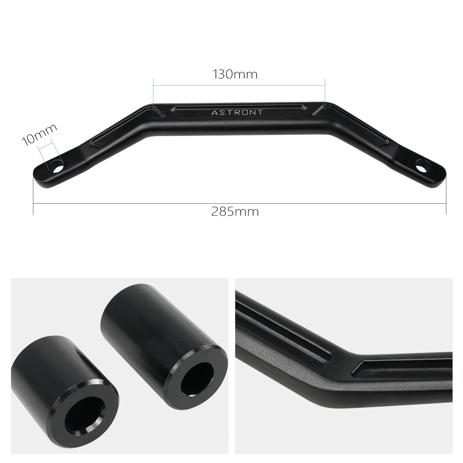 NICECNC Motorcycle Passenger Rear Grab Handles Seat Hand Grab Bar Rail Rear Passenger Armrest For Honda CRF 300L 2021-2022