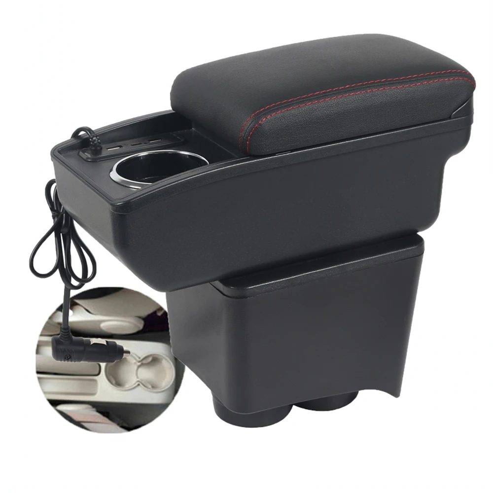 

Car Polo 9N Armrest box﻿ elbow support central content store case console storage