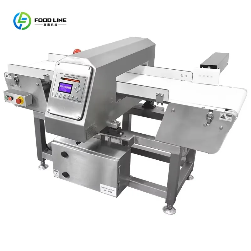 Industrial Metal Detector for Food Production Line Heavy Metal Fine Particle Inspection Machine Commercial Custom