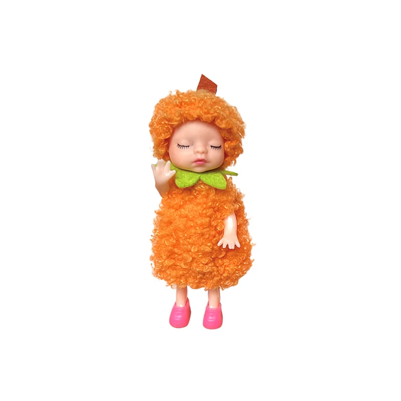 3Pcs Creative Halloween Pumpkin Elf Doll Funny Cute Baby Decoration Pendant Children Home Room Small Dolls Lovely Holiday Gifts