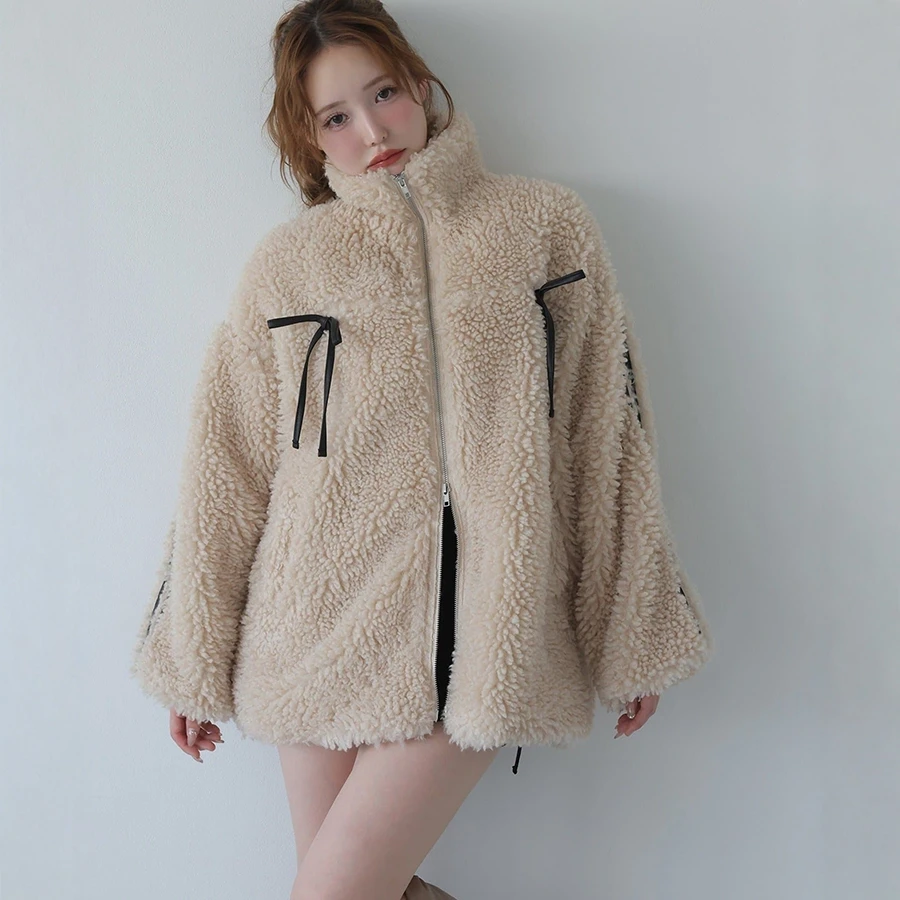 Giacca in pelliccia sintetica dolce moda stile giapponese Autunno e inverno Cappotto in peluche addensato caldo per nuove ragazze Cappotto in pelliccia da donna 2025