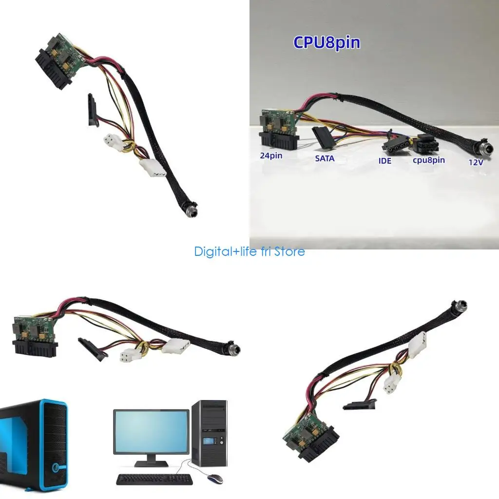 

E06D High Efficiency to Power Supply Adapter Board for ITX12V Systems