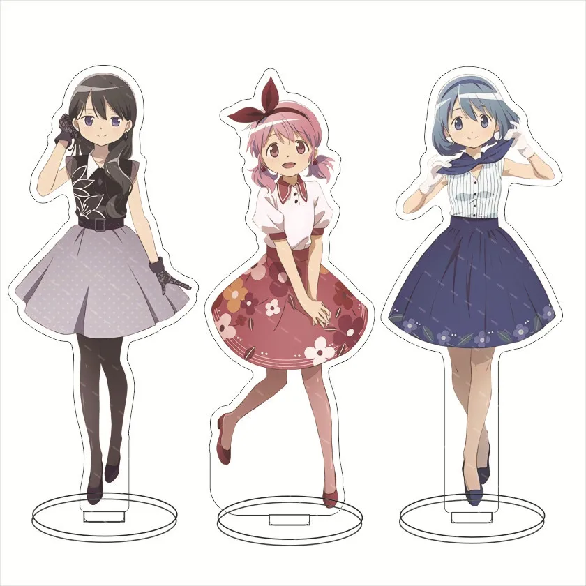 Anime Puella Magi Madoka Magica Acrylic-daika Kagumi Yuomi Yuba Asami Sakura tabletop fans gifts