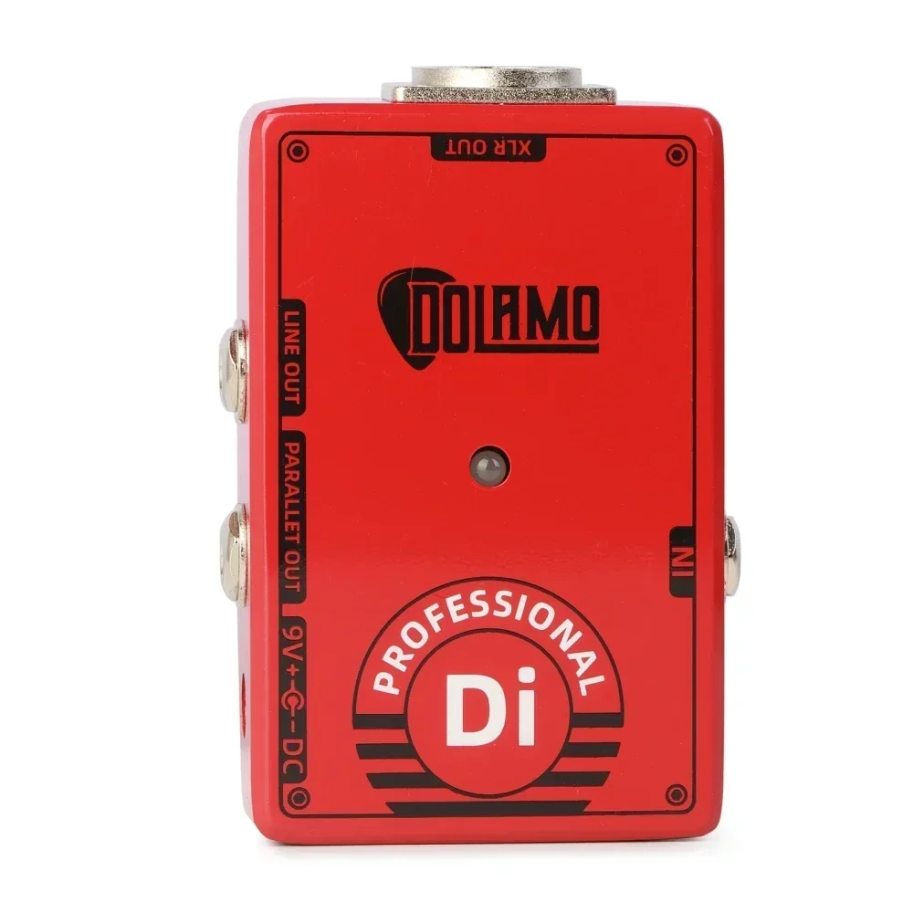 Electric Guitar Effector Pedal DI Box Alloy Casing Ground Lift Switch Ldeal for Recording Caline Guitar Accessories