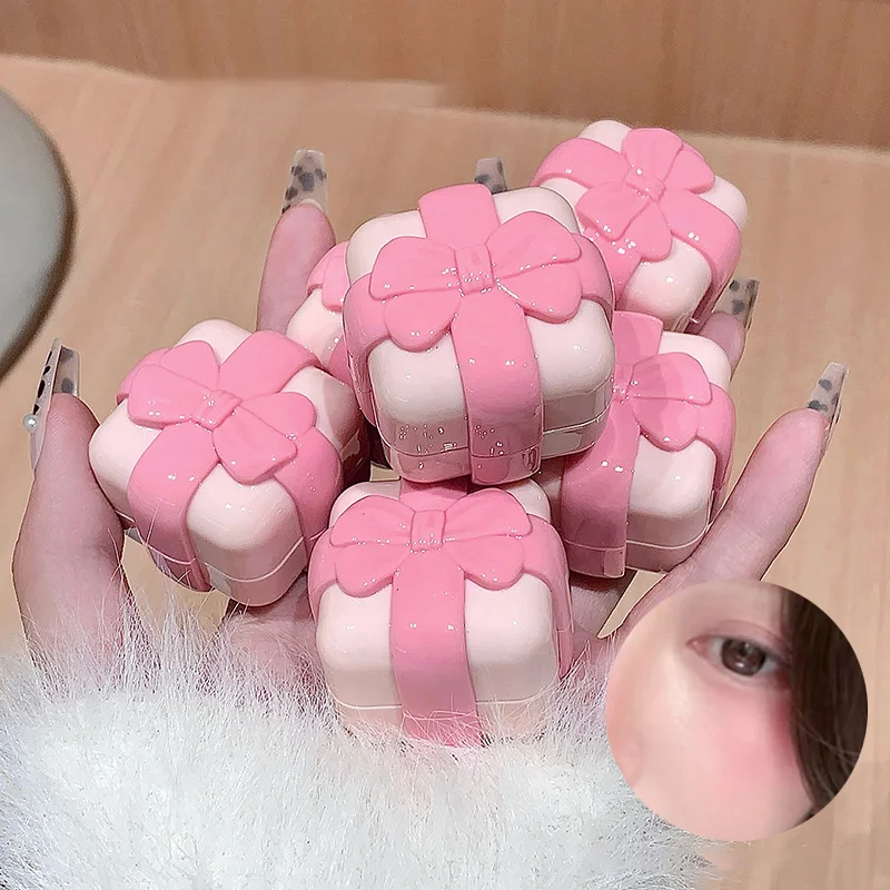 Gegebear Crema multiusos para labios y mejillas, una crema con múltiples usos, rubor mate fácil de colorear, aplicación de maquillaje natural