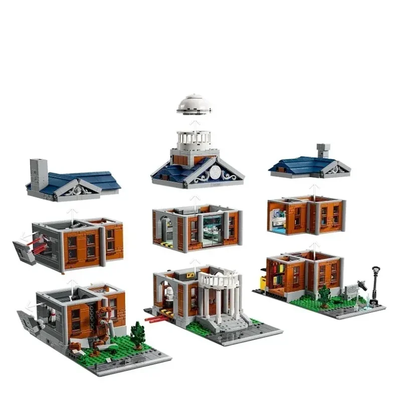 3093 pçs 76294 x mansion modelo modular bloco de construção montagem tijolo arquitetura clássica brinquedos para menino adulto presentes natal