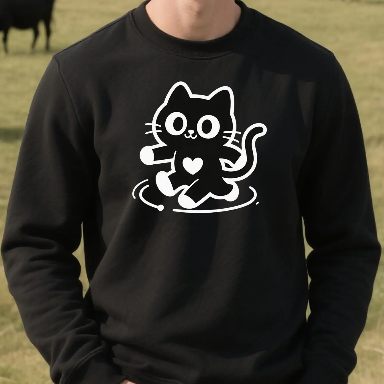 

Осенние и зимние мужские и женские толстовки с рисунком кота, повседневные свободные уличные спортивные тренировочные бренды