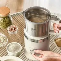 LIVEN 500W Electric Grinder 1300ML Fast Grinding Cup 3 Speed Adjustable Smash Machine Rice Beans Nuts Coffee Grinder For Kitchen