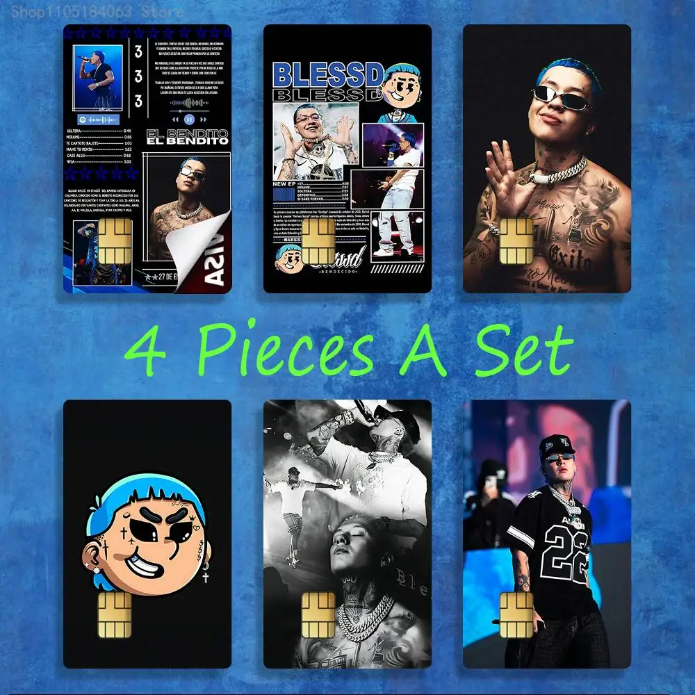 

Blessd Rapper Stickers Credit Visa Debit Bank Charge Card Bus Metro Waterproof Sticker Decal Decoration