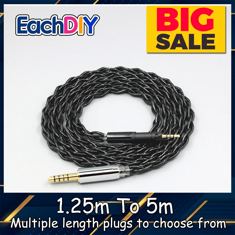 

99% Pure Silver Palladium Graphene Floating Gold Cable For Sennheiser HD599 HD569 HD 560S HD559 hd560s LN008344