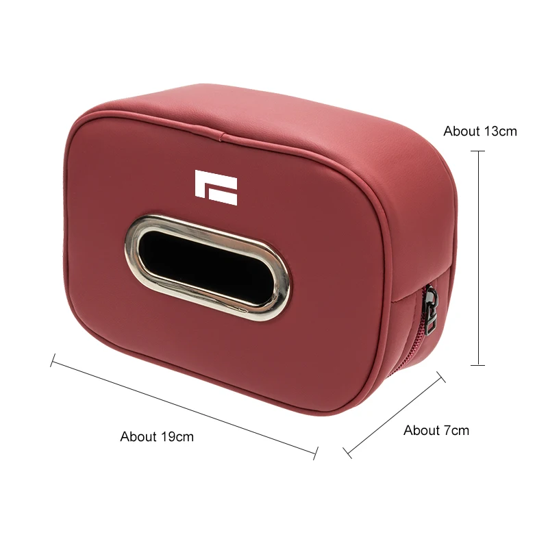 Microfiber Leather Backrest Tissue Bag Armrest Storage Box Car Accessories for BAIC Polestone Rox 01 Jishi 01