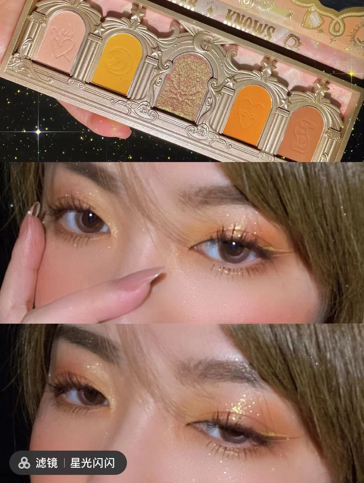 Paleta Cieni do Powiek Flower Knows Unicorn Five-Color Matte Glitter Earthy Colors