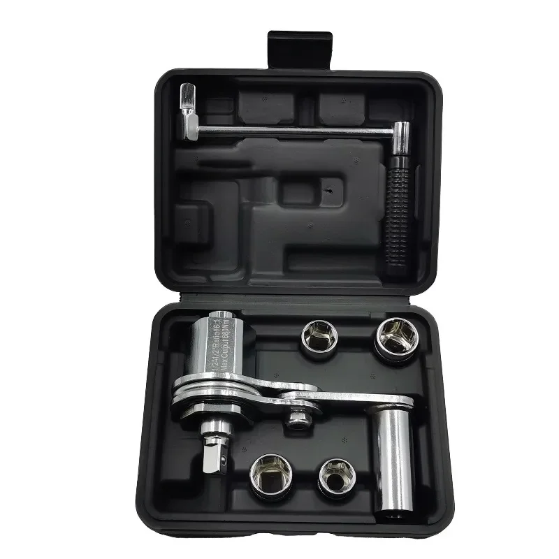 16B Small Off-road Vehicle Labor-Saving Power Increasing Wrench Tire Nut Removal Tool Integrated Vehicle Accessory