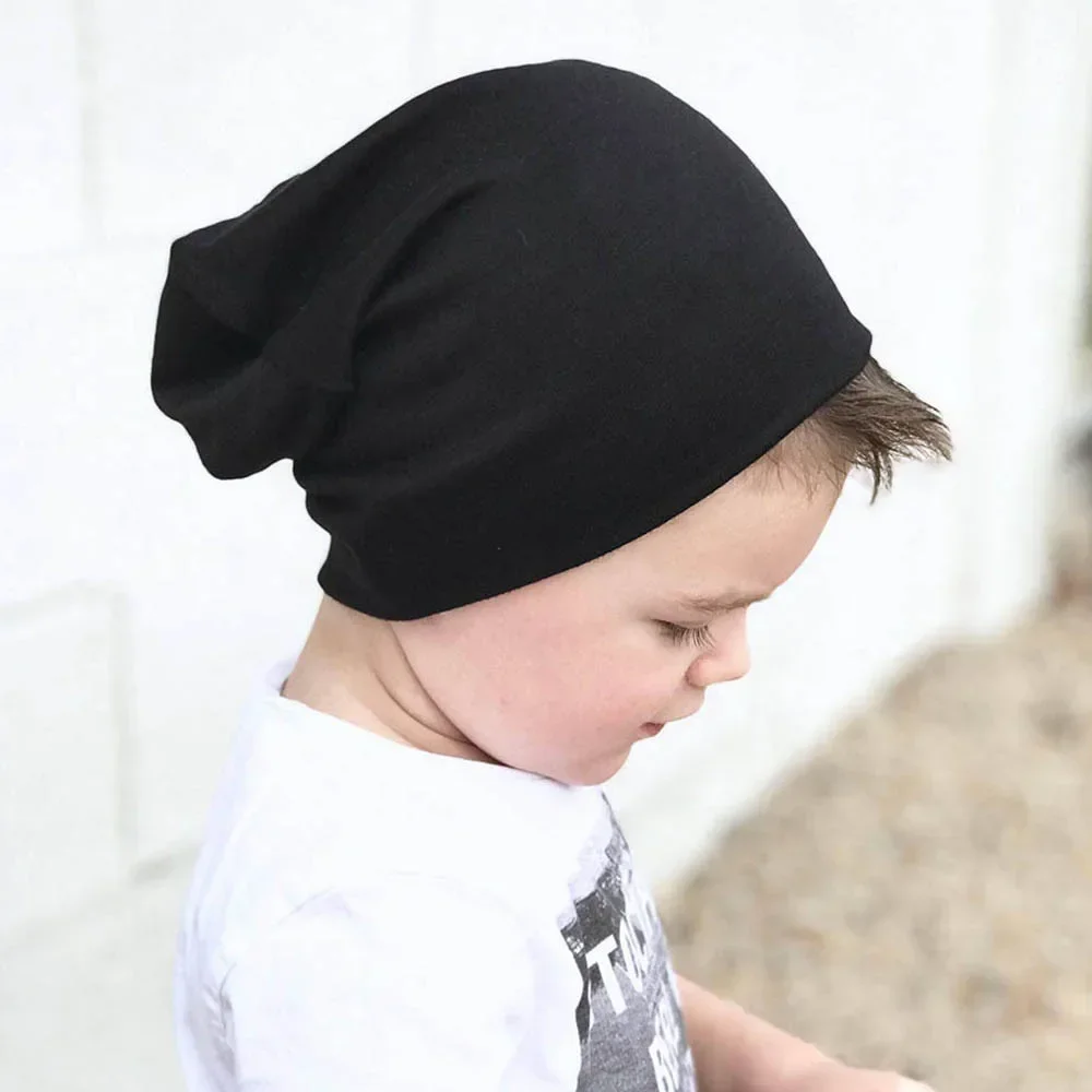 2pcs New Baby Hat Soft  Cotton Newborn Bonnet Warm AccessoriesScarf Set Boys Girls Hip Hop Cap Autumn Winter Newborn